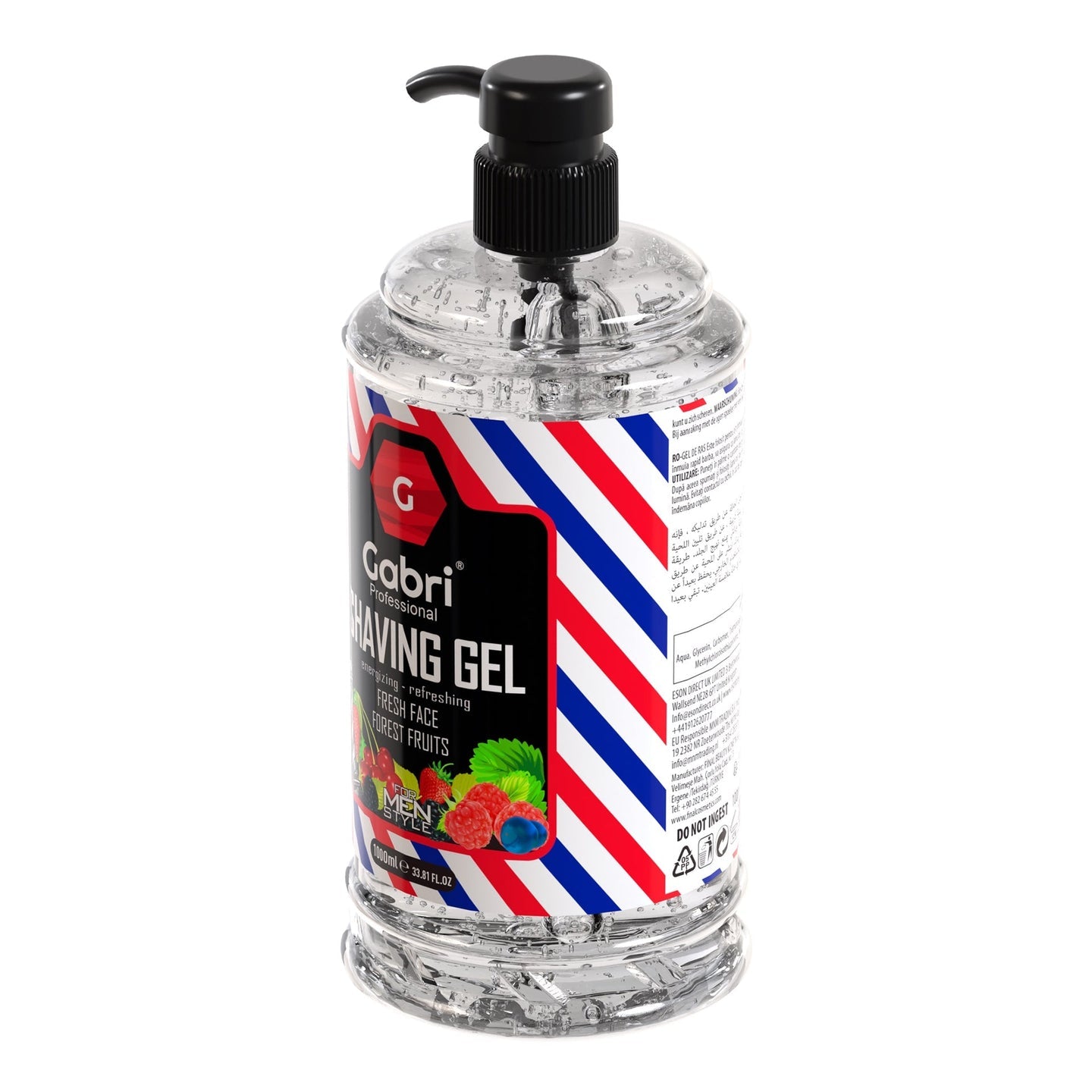 Barberingsgel Fresh Face Forest Fruits 1000ml