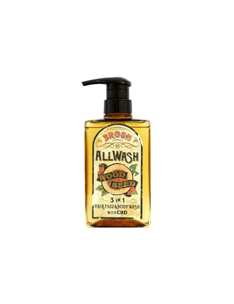 BROSH ALL WASH WOOD SEED CBD 3 IN 1 – 400ML