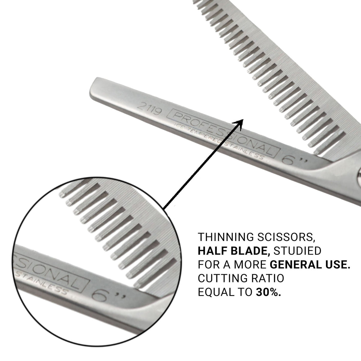 Kiepe - 2119 Academy Thinning Saks 6 tommer (16 cm)