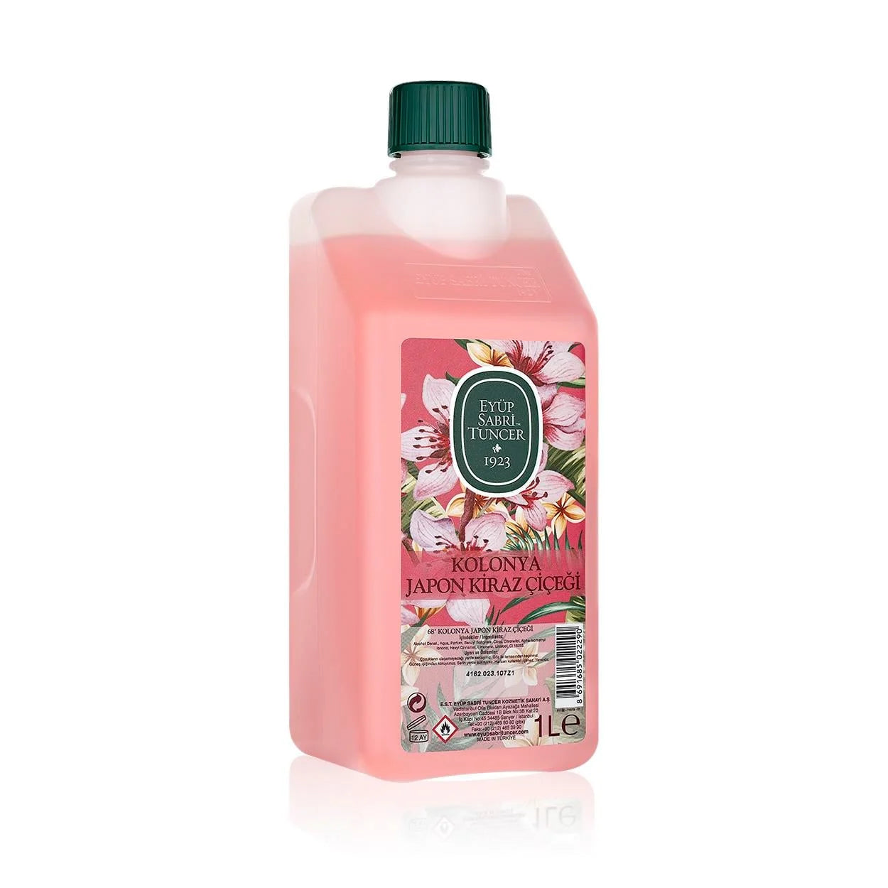Japansk Kirsebærblomst Cologne 1 L PET Bottle – Sikkerhetskork