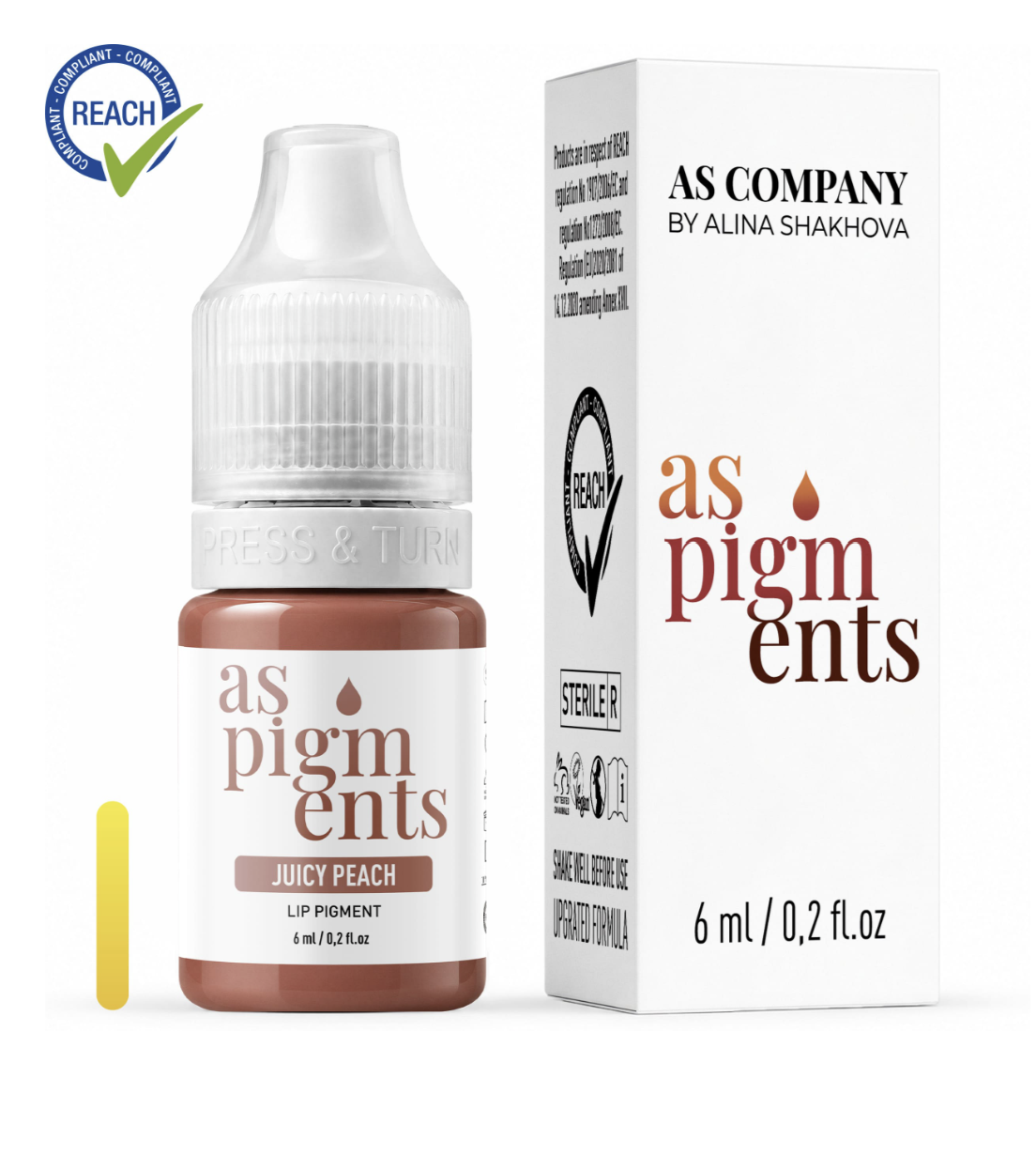 AS PIGMENTS – profesjonelle hybridpigmenter for lepper