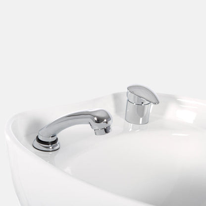 FAID WHITE Backwash – Profesjonell vaskestol for frisør og barbersalong