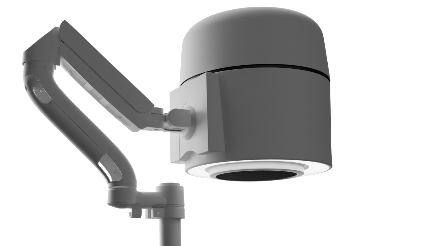 4Blanc Maéstro vifte+lampe