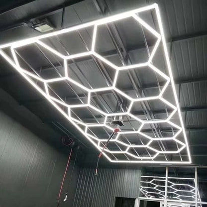 Hexagon LED Spider Lys – Salongbelysning