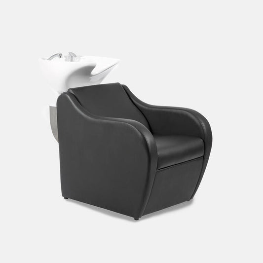 FAID WHITE Backwash – Profesjonell vaskestol for frisør og barbersalong