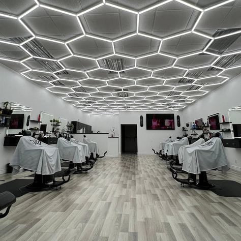 Hexagon LED Spider Lys – Salongbelysning