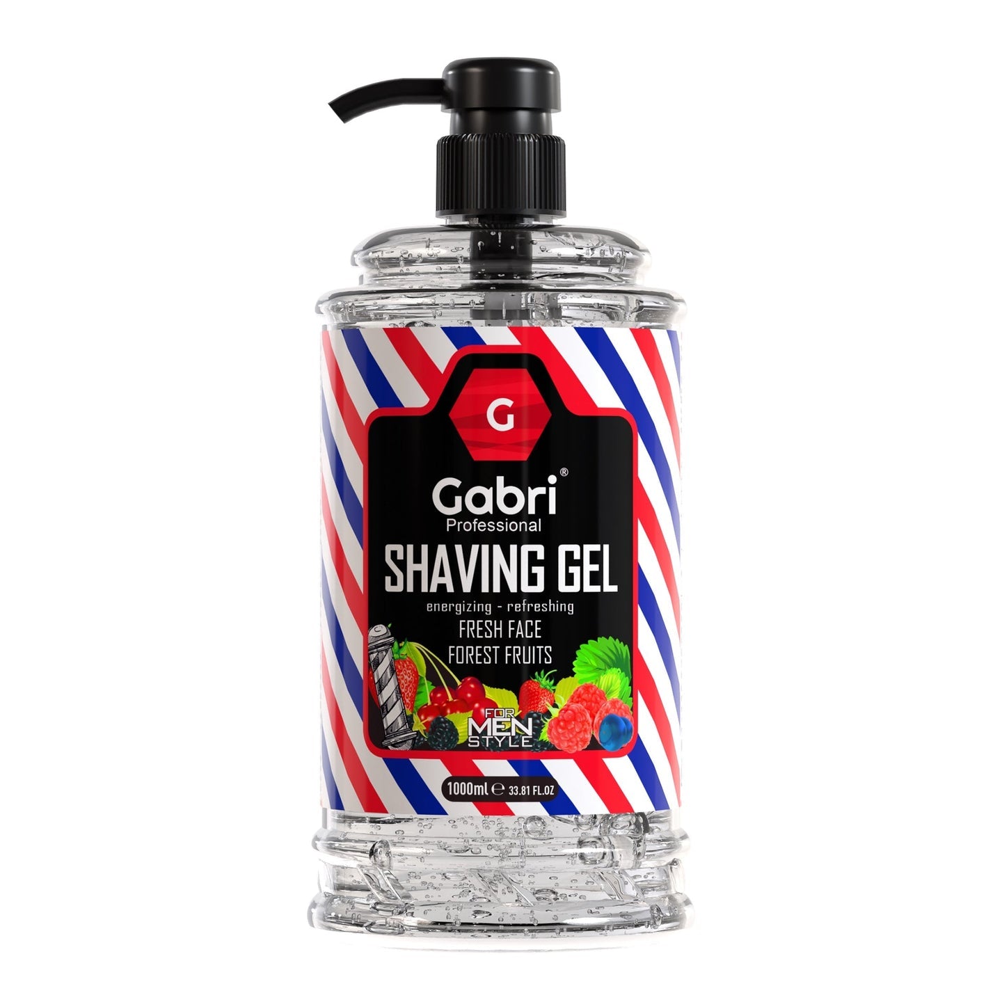 Barberingsgel Fresh Face Forest Fruits 1000ml