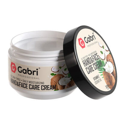 Gabri Professional - Hand & Face Care Cream Vitamin E Coconut Oil 300ml