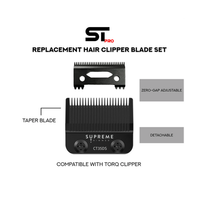 TAPER BLADE FOR TORQ CLIPPER-CT35DS