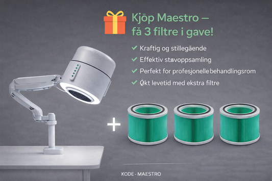 4Blanc Maéstro vifte+lampe