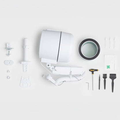 4Blanc Maéstro vifte+lampe