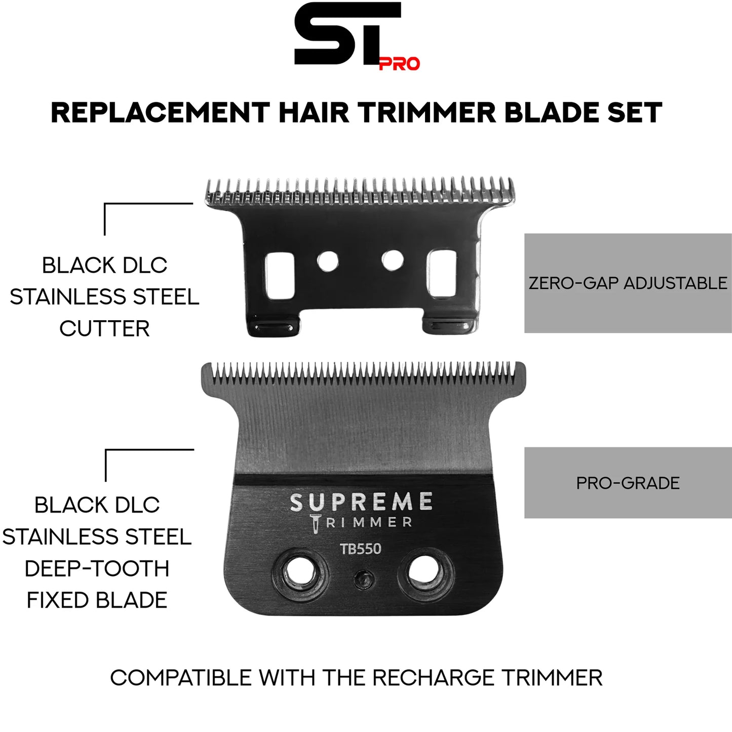 DEEP TOOTH BLADE FOR DARKSTAR TRIMMER-TB550