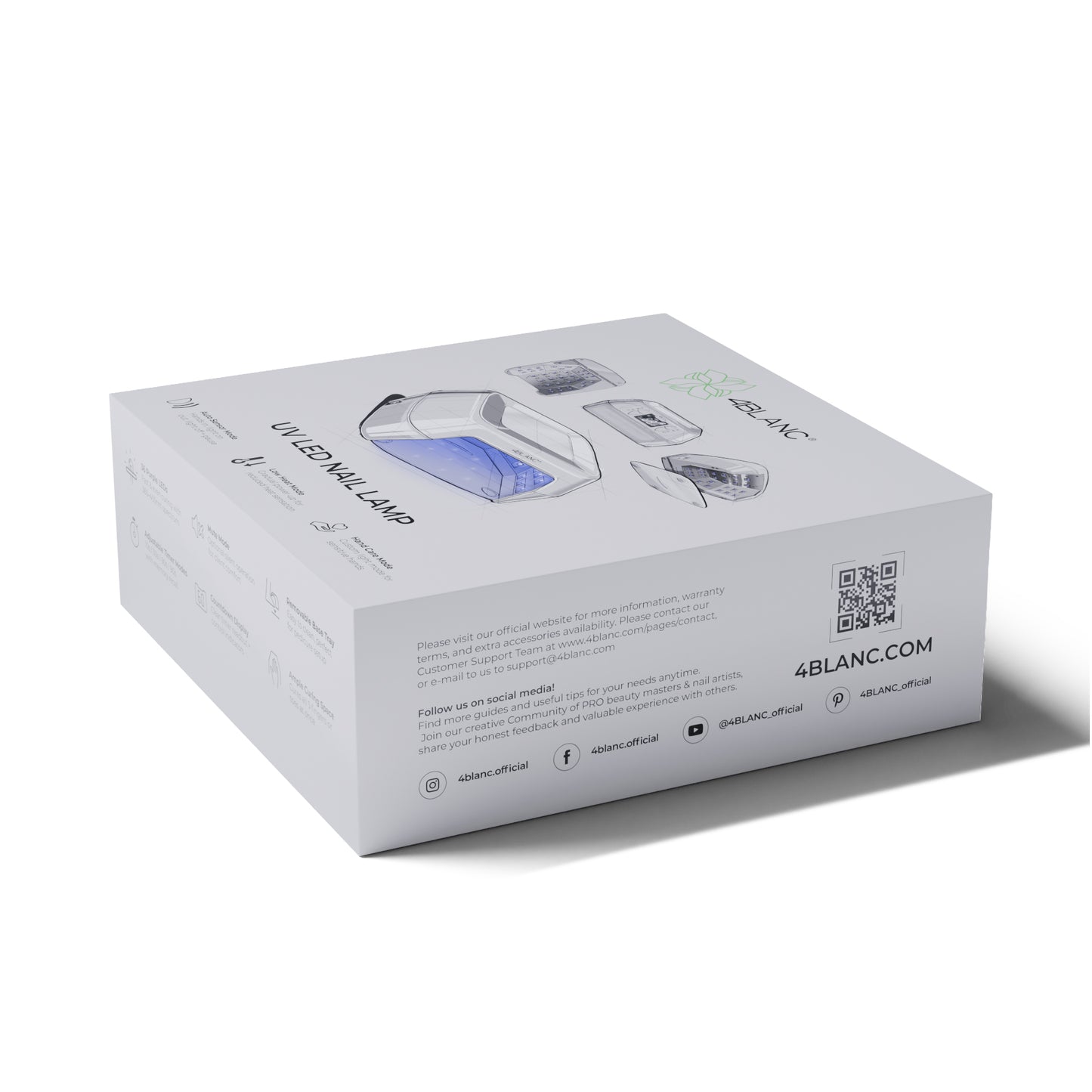 Kommer snart/ SMART UV LED Neglelampe  Med ledning