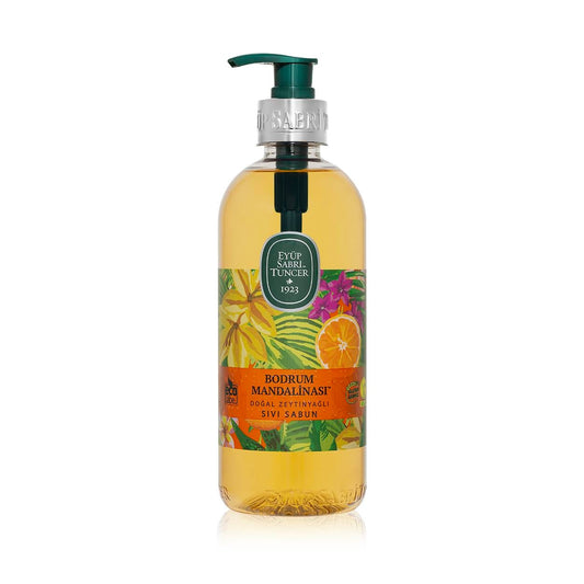 Bodrum Mandarin Flytende Såpe med Naturlig Olivenolje 500 ml