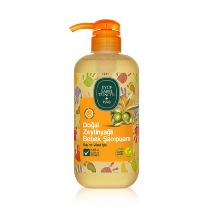 Babyshampo med Naturlig Olivenolje 600 ml