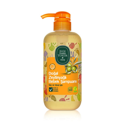 Babyshampo med Naturlig Olivenolje 600 ml