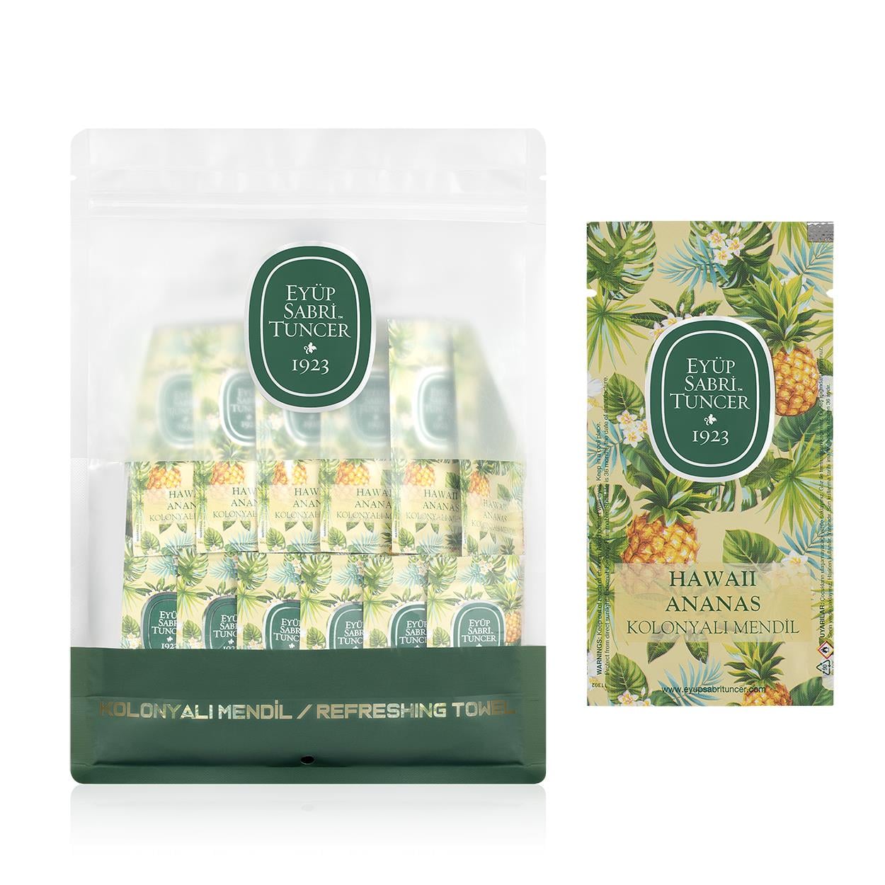 Hawaii Ananas Koloniservietter 150 stk – Mini Format