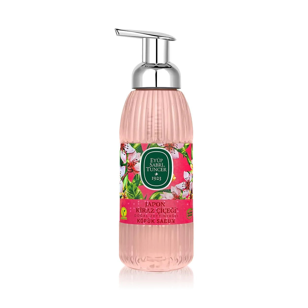 Japansk Kirsebærblomst Skumsåpe med Naturlig Olivenolje 500 ml